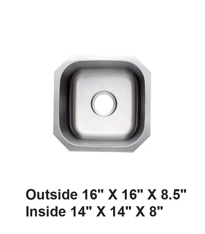 Undermount Single Bowl Stainless Steel Sink