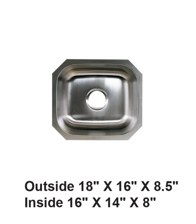 Undermount Single Bowl Stainless Steel Sink
