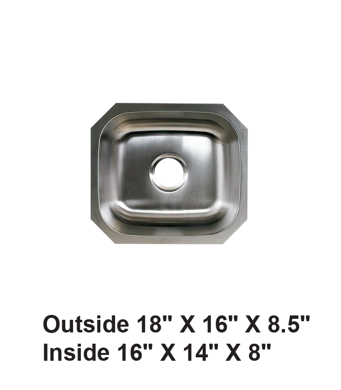 Undermount Single Bowl Stainless Steel Sink
