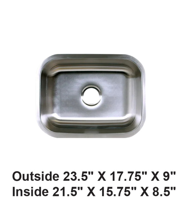 Undermount Single Bowl Stainless Steel Sink