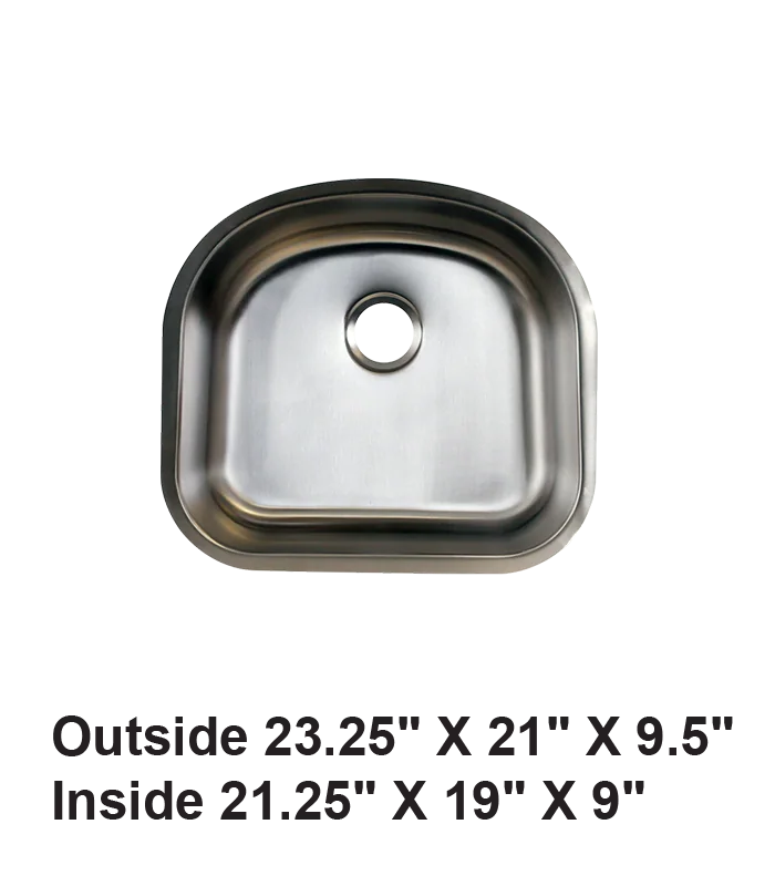 Undermount Single Bowl Stainless Steel Sink