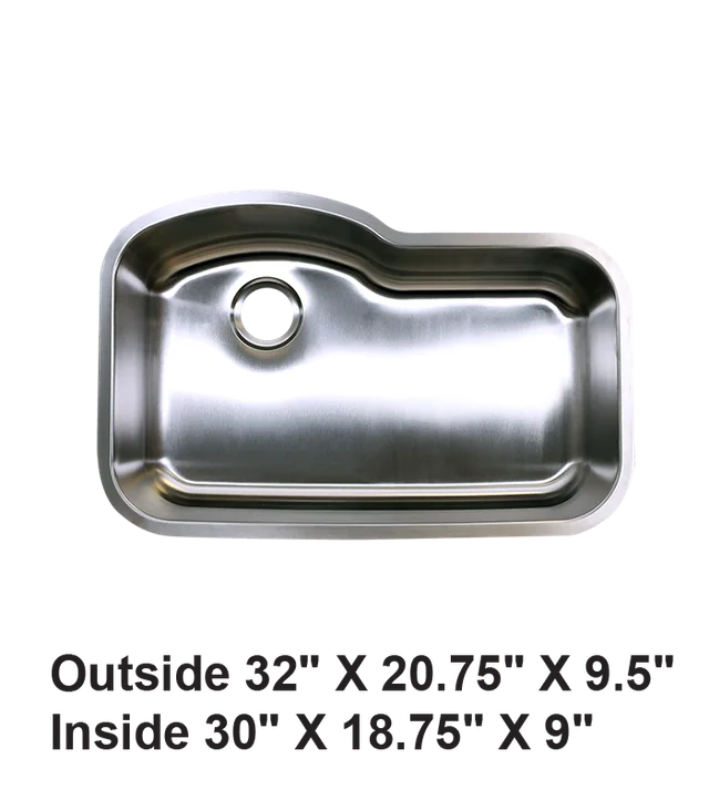 Undermount Single Bowl Stainless Steel Sink