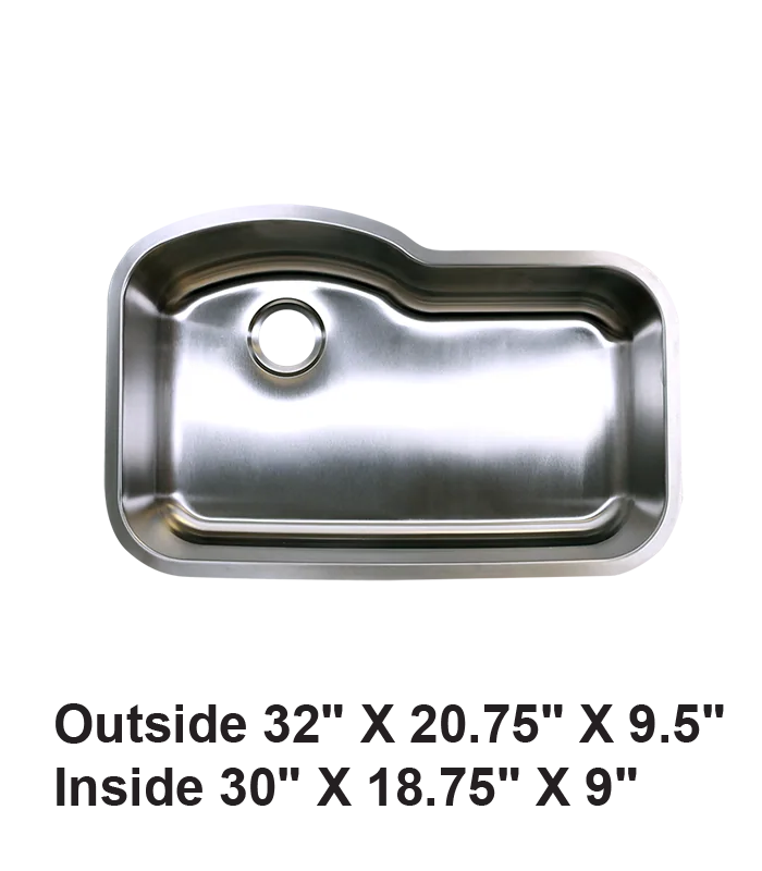 Undermount Single Bowl Stainless Steel Sink