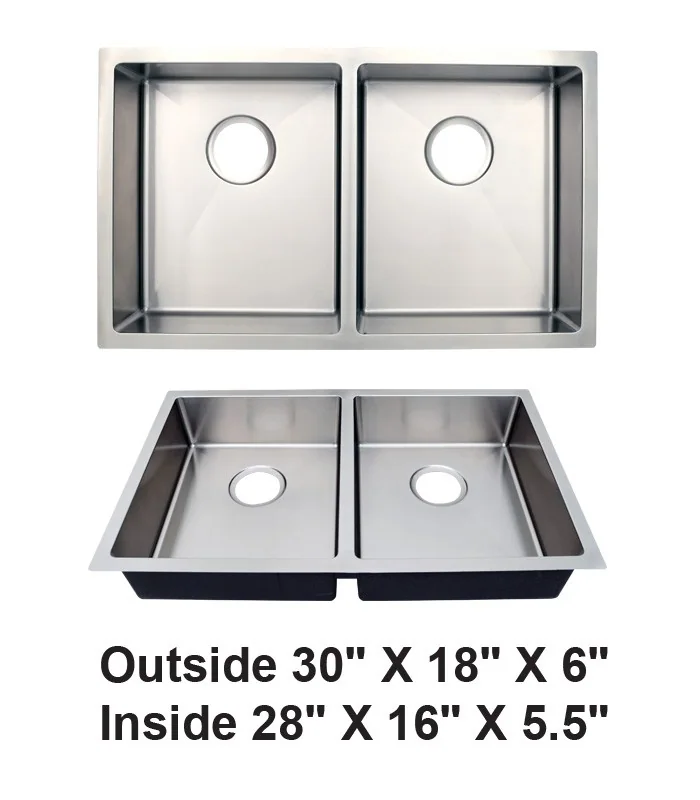 Undermount Single Bowl Stainless Steel ADA Sink