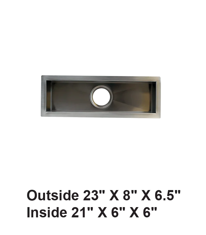 Handmade Undermount Single Bowl Stainless Steel Sink