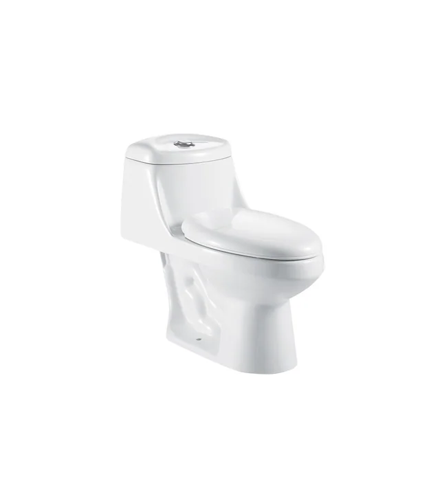 Low-Profile One-Piece Toilet - White - White shown