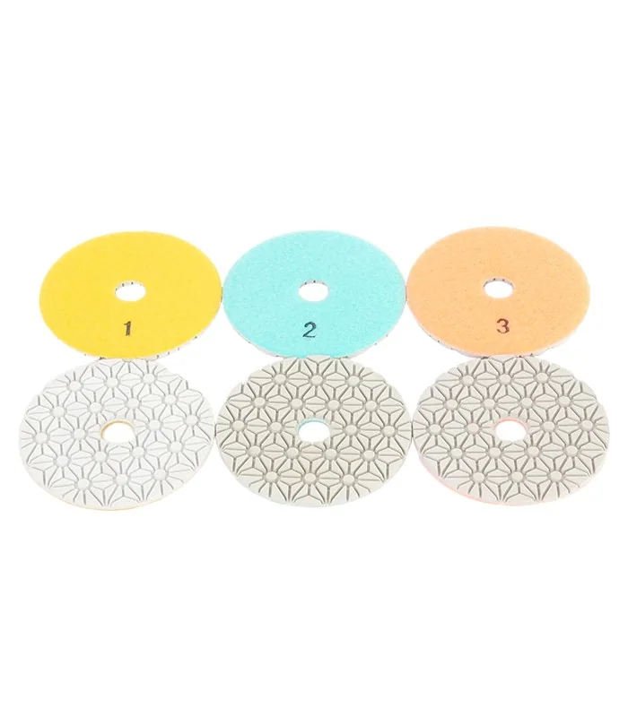4-Inch Three-Step Polishing Pads