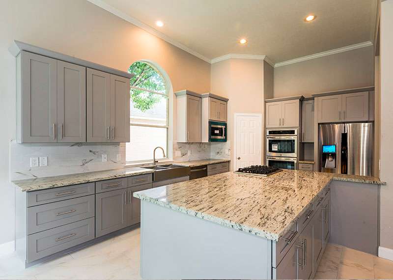 Grey Shaker Cabinetry