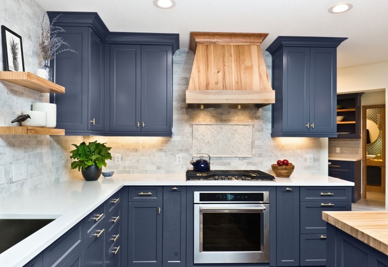 Blue Shaker Cabinetry