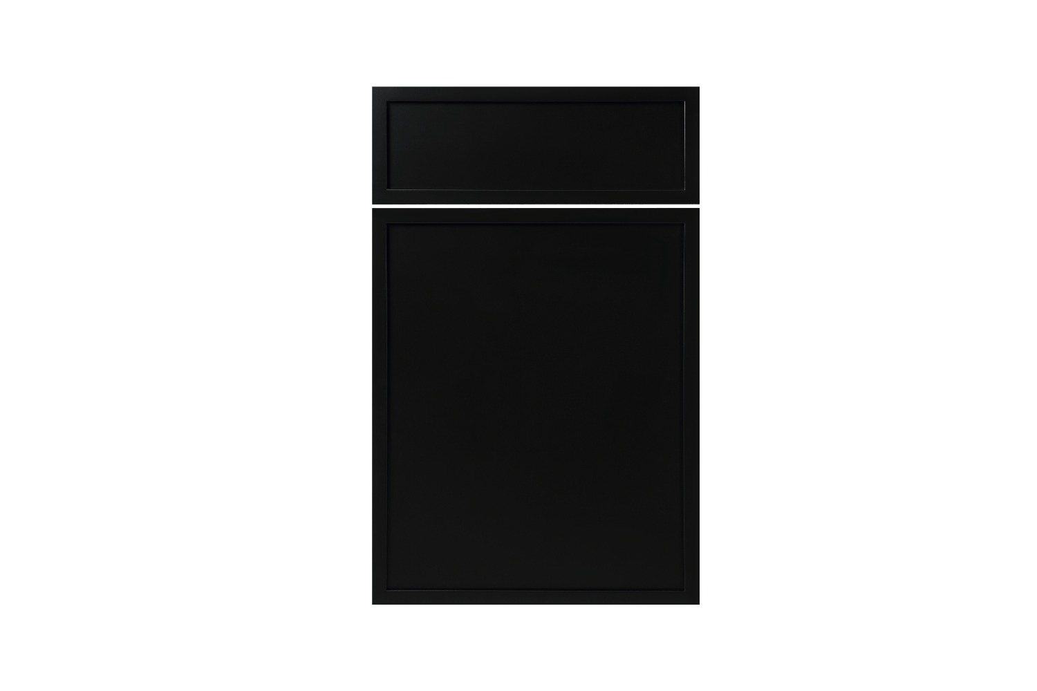 Black Slim Shaker Cabinetry