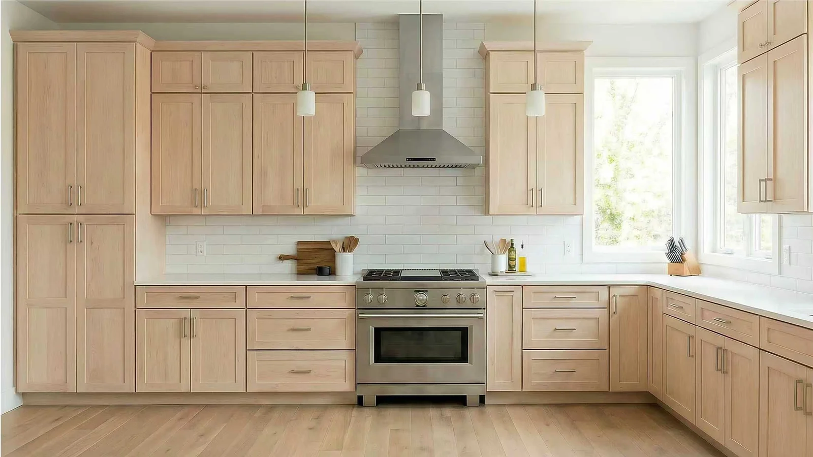 Shaker — Unfinished — Unfinished kitchen example