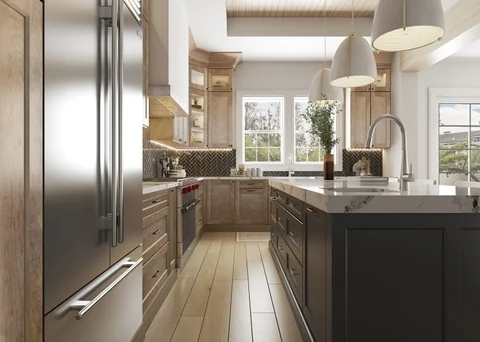 Natural Wood Cabinetry