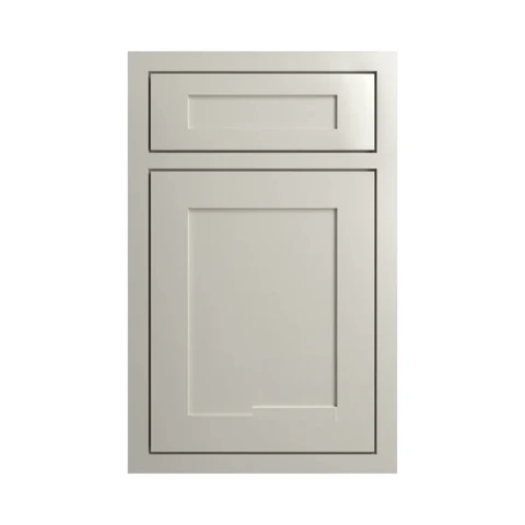 Inset Shaker cabinet door in Dune